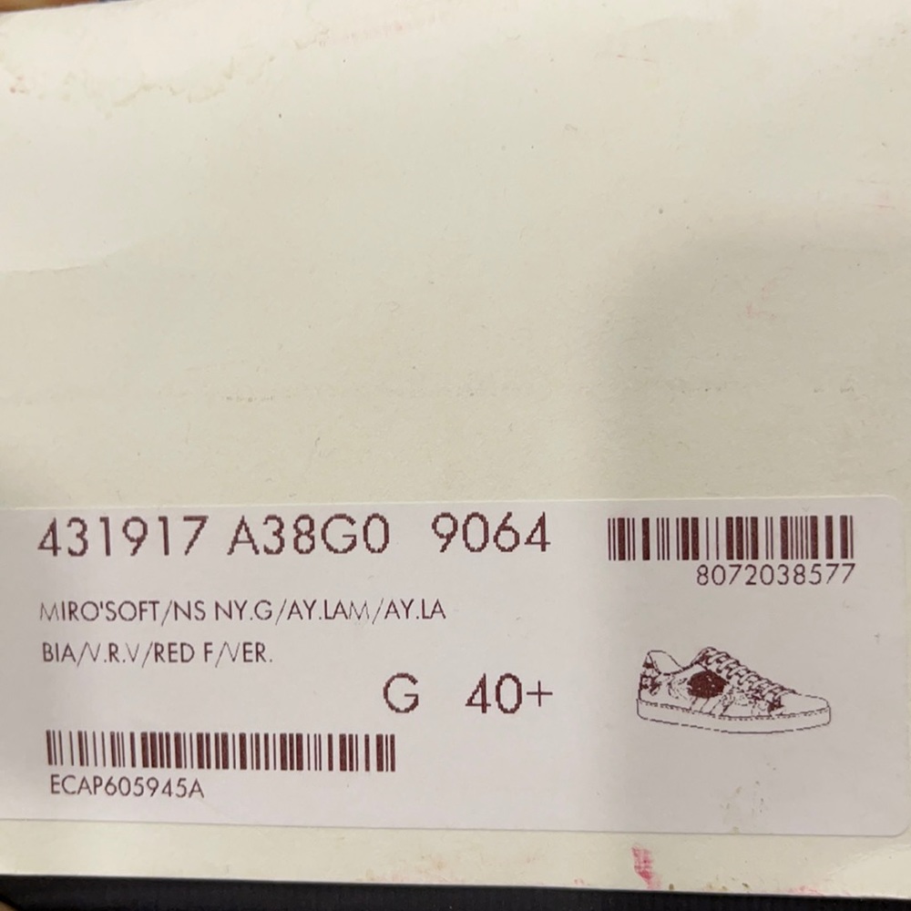 Gucci sneakers worn 3-4 times